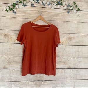 Eileen Fisher Orange T-Shirt